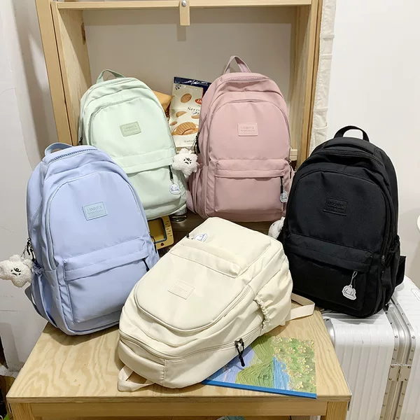 2026 New Large-Capacity Backpack for Primary School Students, Middle School Students, and High School Students, Customized Backpack, School Bag, Female Junior High School Backpack