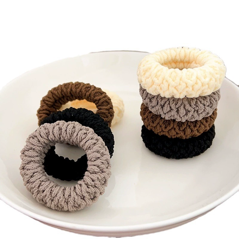 Корейская версия расширенной и утолщенной обновленной версии ремешка для волос Корейская женская высокая эластичная долговечная веревка не повредит волосам