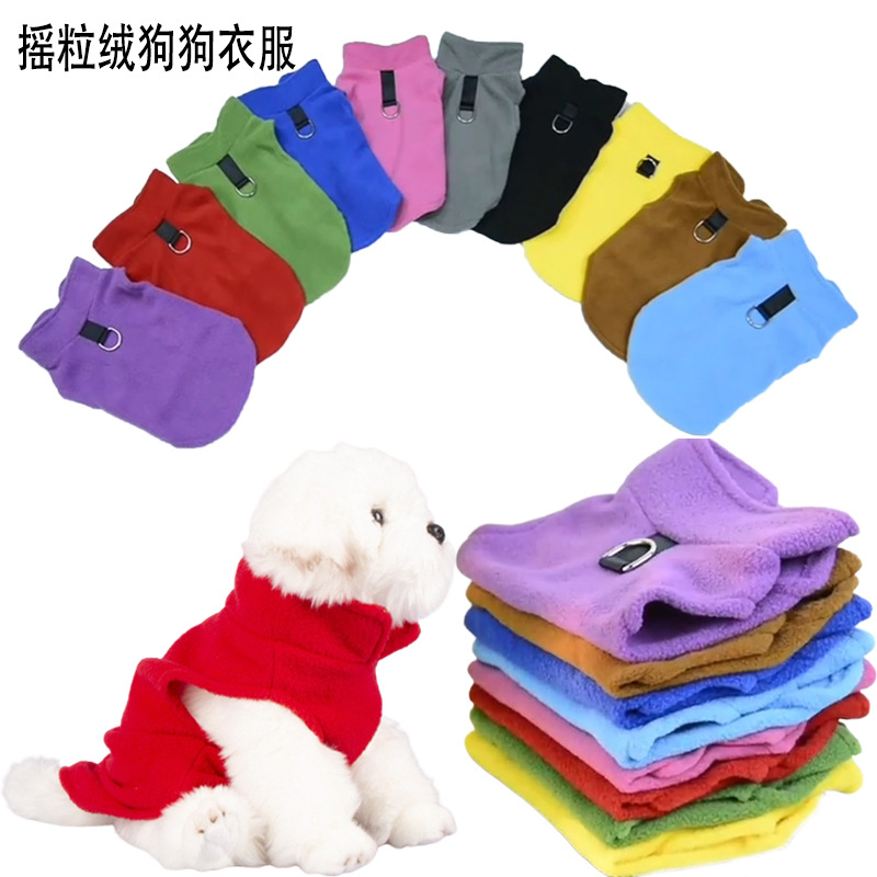 Chaleco de Forro Polar para Perro, Ropa de Invierno Suave y Cálida, con Abertura para Arnés, Venta por Mayor image 5