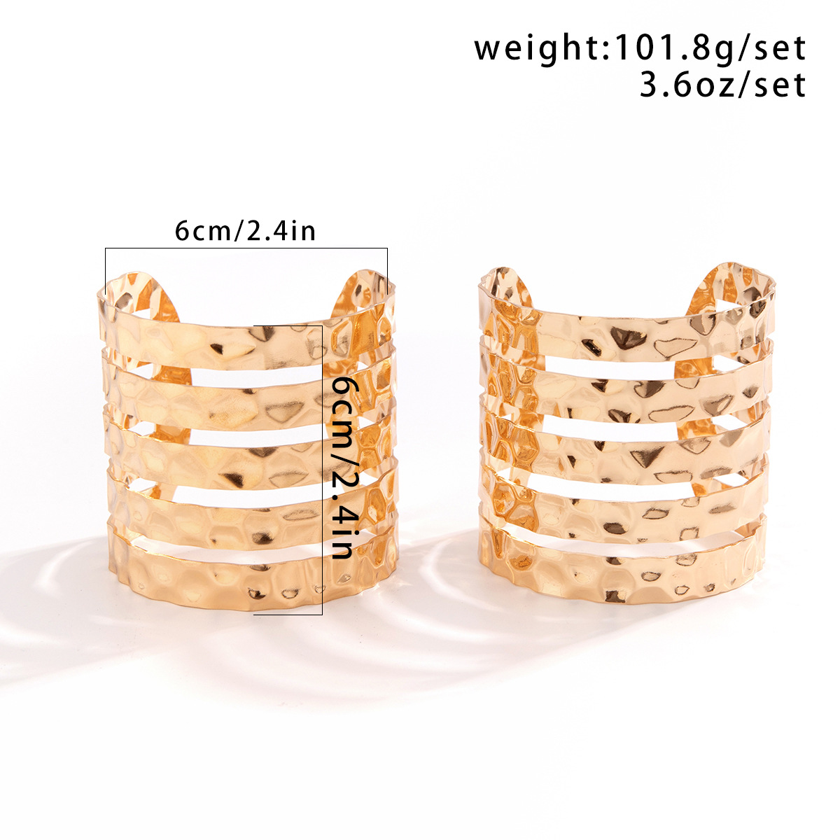 56g Weight White Gold Plated, Gold Plated Plating Material Bangle Classification Iron Chain Material 1 Piece Quantity Casual, Holiday Occasion Iron Material Geometric Pattern Women's Gender IG Style Style Wholesale Jewelry IG Style Geometric Iron White Gold Plated Gold Plated Bangle 42