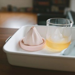 Wholesale Portable Snow Mountain Silicone Ice Cube Molds, Easy to Clean, Household Manual DIY Ice Cube Tray