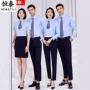 男女职业同款4s店衬衣
