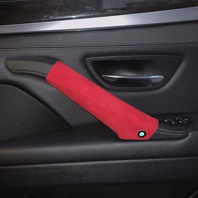 including models X1, X2, X3, X4, X5, Armrest, handle, handle - 1-piece-of-red-suede-please-specify-the-car-model-and-year