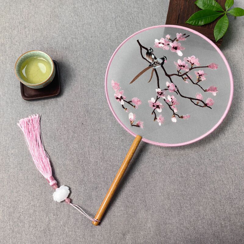 両面刺繍団扇古風扇子蘇州蘇刺繍漢服チャイナドレス刺繍扇夏舞踏扇メーカー卸売り|undefined