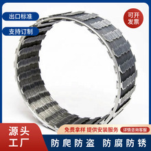 围墙防盗防攀爬刀片刺绳热镀锌刺丝滚笼监狱铁蒺藜刀片刺绳