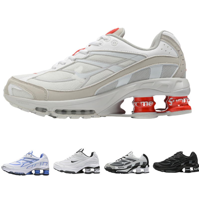 Putian Cross-Border Export Shox Ride2 Joint Retro Air-Cushion Sports Shoes for Men and Women Running Shoes Cushioning Pillar Shoes