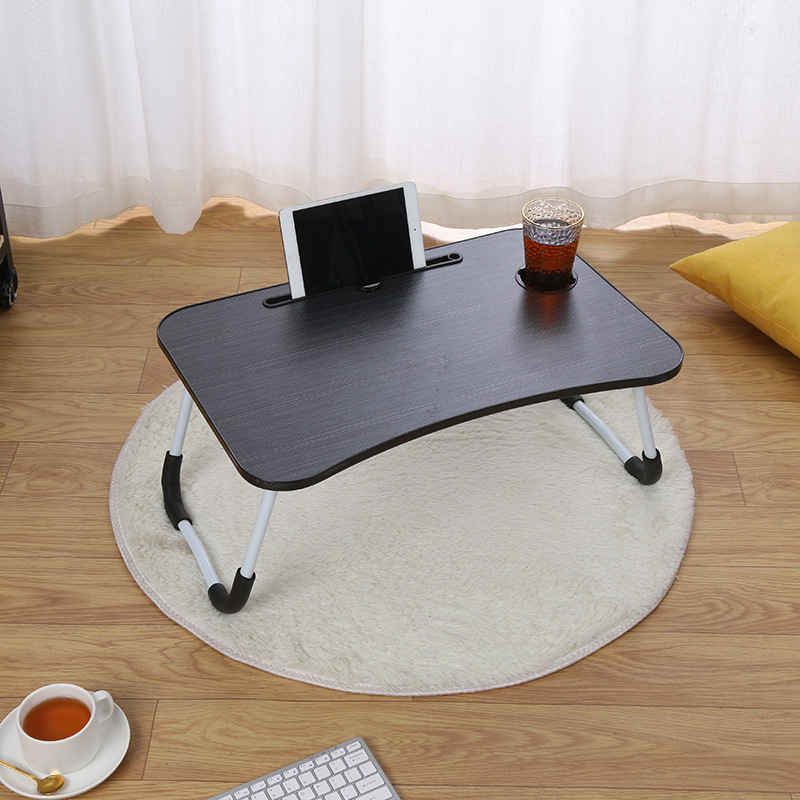 Folding computer desk bed computer desk foldable lazy person desk student dormitory minimalist small table