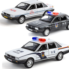 新豪迪1/24大众桑塔纳警车模型仿真合金玩具汽车驾校车教练车玩具