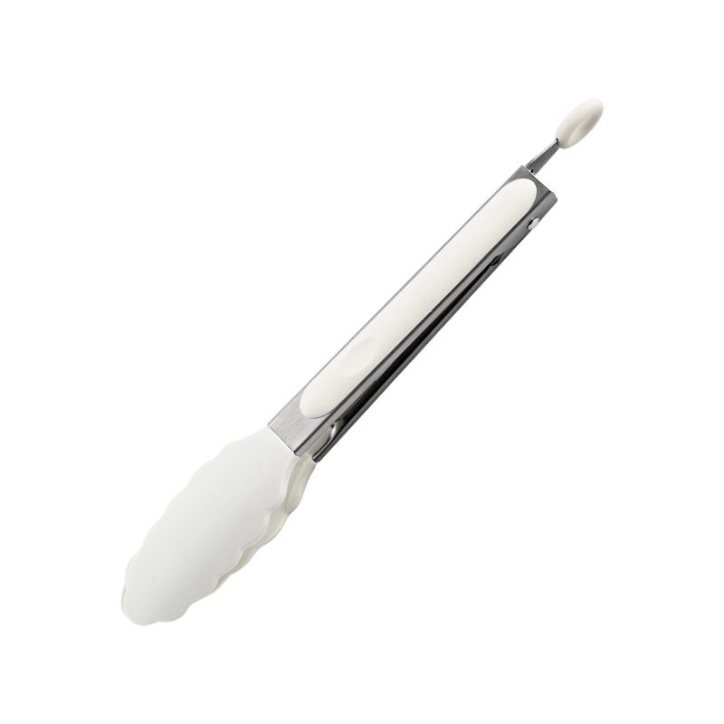 7インチ 9inch 12inch ステンレス鋼シリコンフードクリップ 多目的食品スナッククリップ バーベキュークリップ ステーキクリップ パンクリップ|undefined