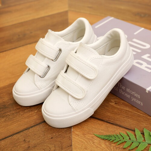 Shandong Province Children's Shoes for Girls and Boys, Kindergarten White Sneakers, Children's Dance Shoes, Platform Shoes, Gym Shoes, Canvas Shoes