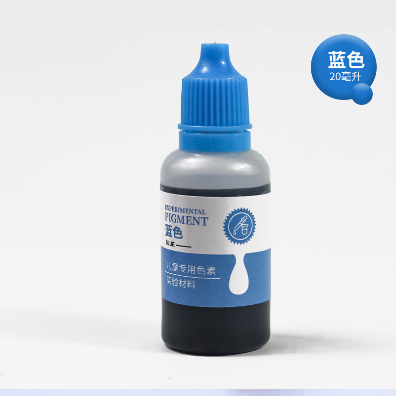 20ml experimento científico infantil soluble en agua colorante de grado alimenticio agua aceite de goma pasta pigmento jabón tóner manual
