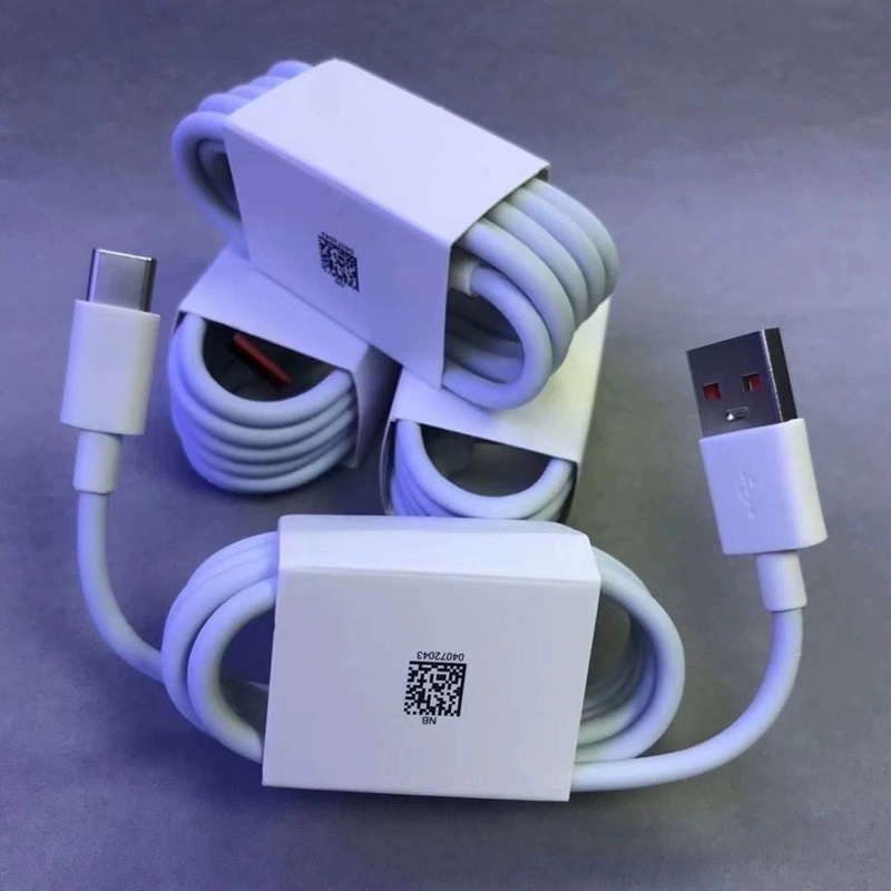 Кабель Data Type‑C 66W, быстрая зарядка 5A/6A, PVC оболочка OD 3.8 мм, 1 м