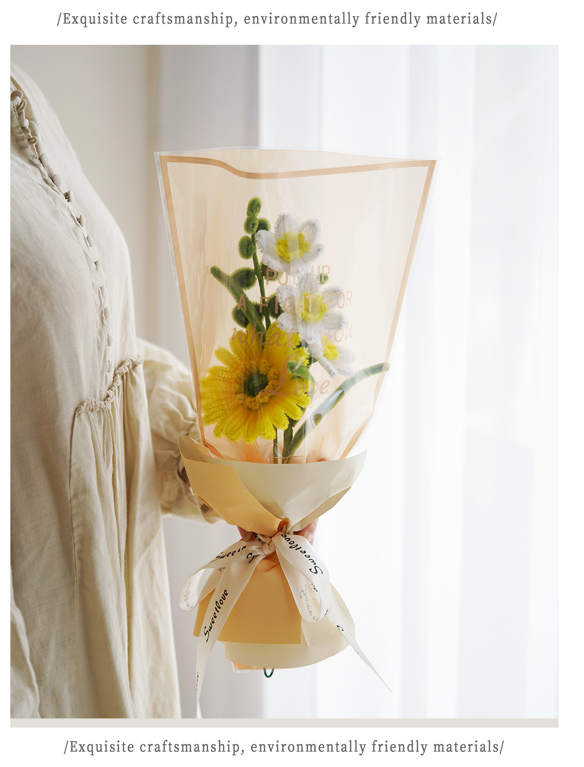 水仙非洲菊花束_11