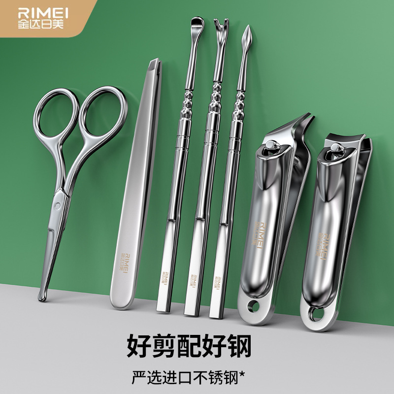 Kit de pedicura pie cortador de uñas Jinda Japan-American herramientas cortador de uñas Kit de piel muerta hogar al por mayor