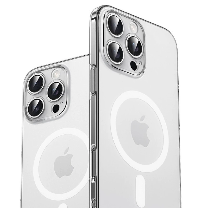 Беспроводной прозрачный чехол, совместимый с Apple iPhone 16, матовый ультратонкий защитный чехол, 16 Pro Max