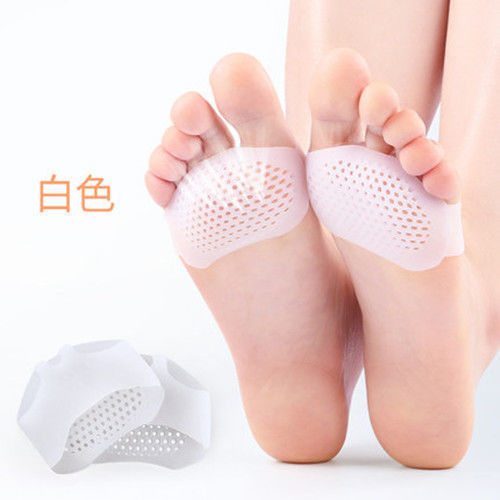 Honeycomb forefoot pad, high-heeled shoes insole, women's foot silicone anti-pain forefoot pad, protective foot half-size pad