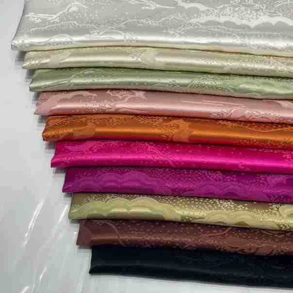 人丝天丝麻提花连衣裙 衬衣 西服 吊带 旗袍面料批发