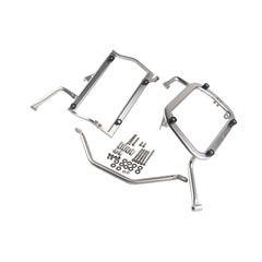 適用BMW寶馬G310GS不鏽鋼右躲排氣邊箱架鋁合金邊箱無損固定支架