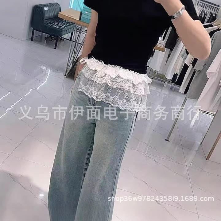 春日少女穿搭屁帘女2025新款春夏季百搭系带围裙帘打底裤摆裙流行