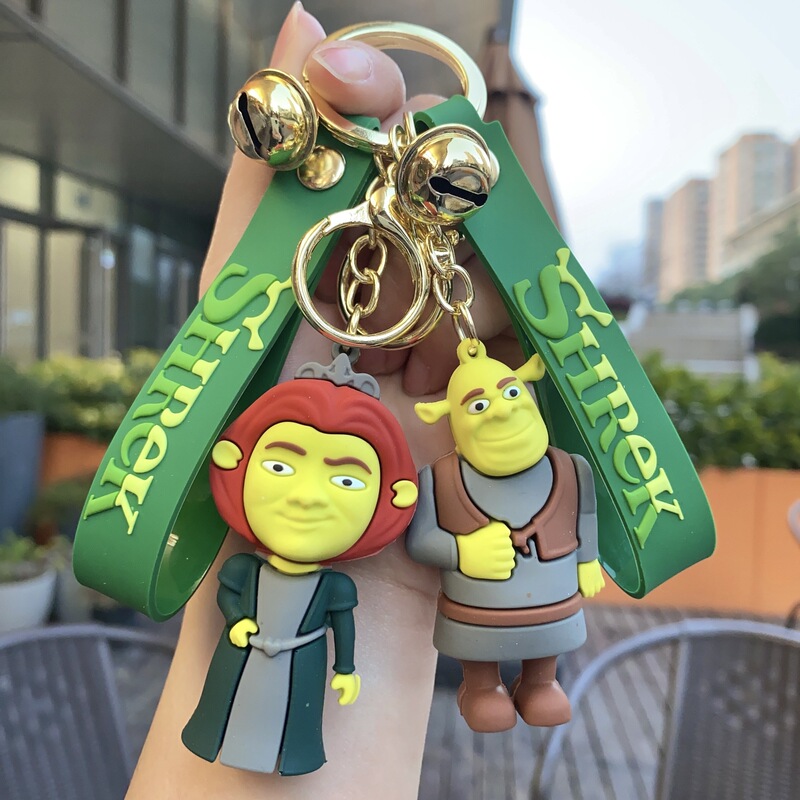 Monster Shrek keychain exquisite doll keychain pendant couple backpack ornaments small gift wholesale