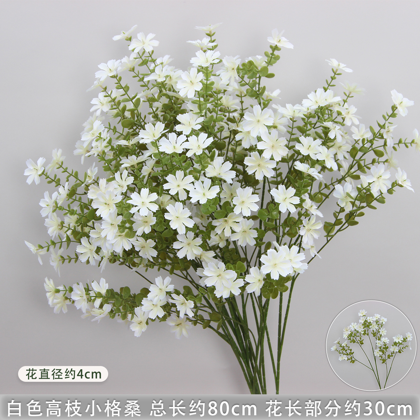 White high branch small Gesang/branch