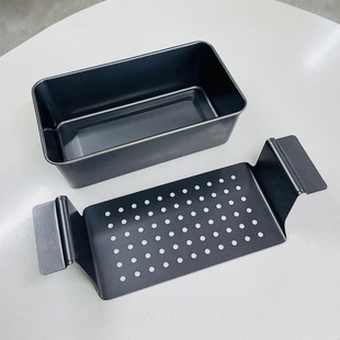 Toast Bread Mold Non-stick Ear-hanging Black Rose Gold Toast Barbecue Mold Oven Baking Tools Household