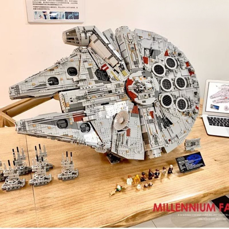 ミレニアムファルコンスターウォーズシリーズ大型組み立て高難易度積み木おもちゃ男の子と互換性があります。|undefined