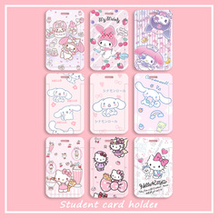 Sanrio KT Cat Melody Cute Access Control Bus Card Student Meal Card ID Card Subway Card Campus Card Card Holder
