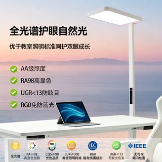 全光谱护眼大路灯儿童红光学习专用灯学生写字立式卧室落地台灯