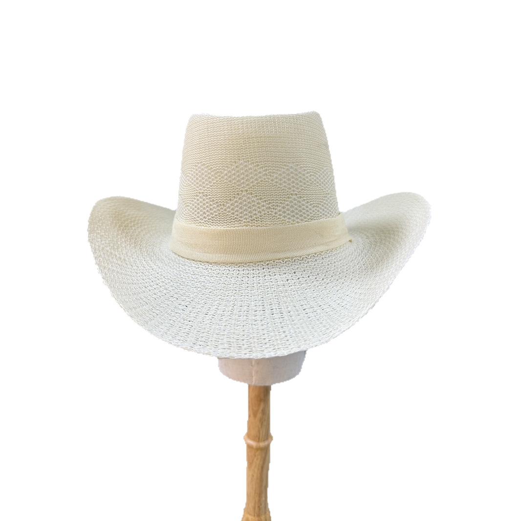 Verano vaquero occidental sombrero de playa sombrero de sol para viajar sombrero de jersey sombrero de punto viento neutro