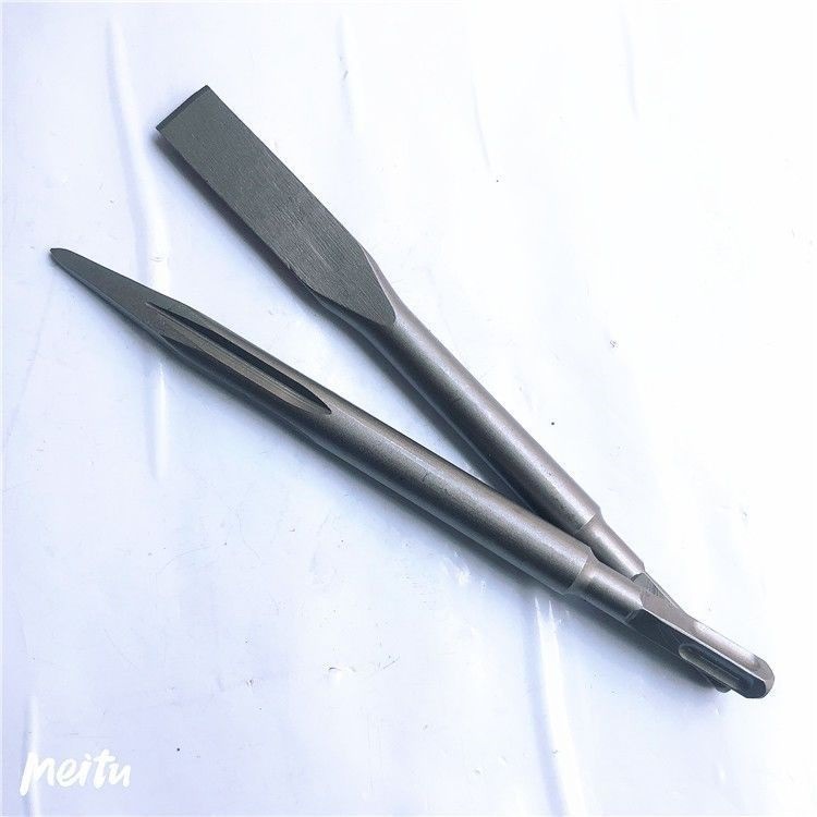 电镐电锤钻头扁头头方头电锤电镐站子尖头铲子弹簧钢冲击钻电锤