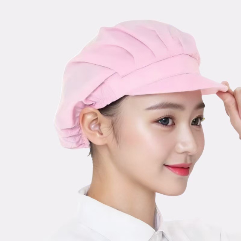 Sombrero de taller de alimentos respirable a prueba de humo de aceite sombrero de cocina sombrero de cocinera sombrero de cocinera sombrero de trabajo