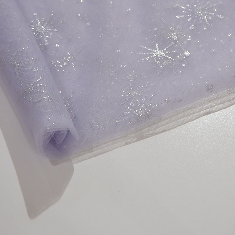 Fabricantes bajos precios de promoción de nylon Beidou estrella sequinaria malla urdimbre vestido vestido damas de honor tela