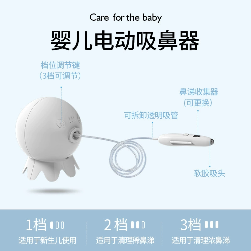 Аспиратор для носа новорожденного, трансграничный электрический аспиратор для носа ребенка, установка против обратного потока, очиститель для носа ребенка