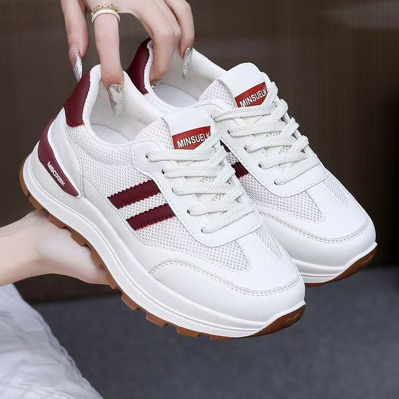 New Women's Shoes, Dad's Breathable Rocking Shoes, Korean Style Comfortable Thick-Soled Platform Shoes, Student Forrest Gump Casual Single Sandals