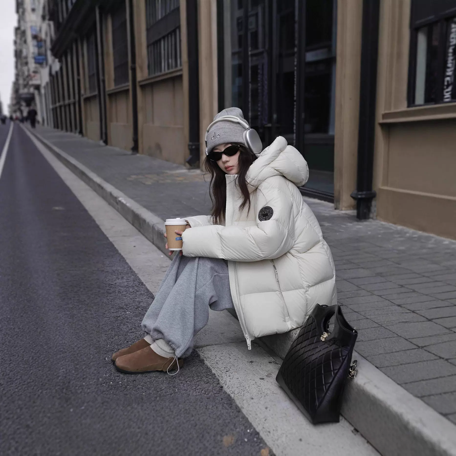 平湖羽绒服女短款加厚保暖韩版宽松休闲90白鸭绒小个子冬装面包服