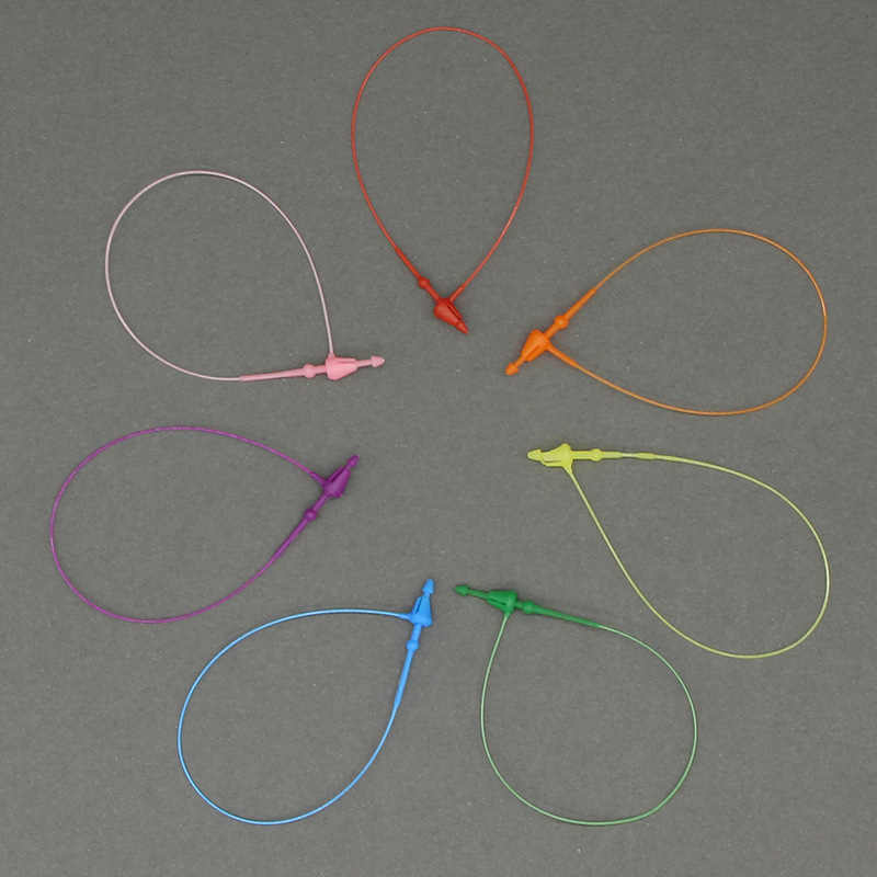 Colored mother-in-law buckle tag line tag lanyard label rope hanging tag rope plastic needle clothing tag buckle