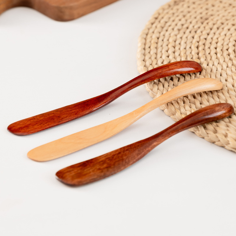 Wooden Dumpling Filling Spatula, Wooden Butter Spreader, Facial Mask Stick, Solid Wood Tableware, Kitchen Utensils, Cream Knife