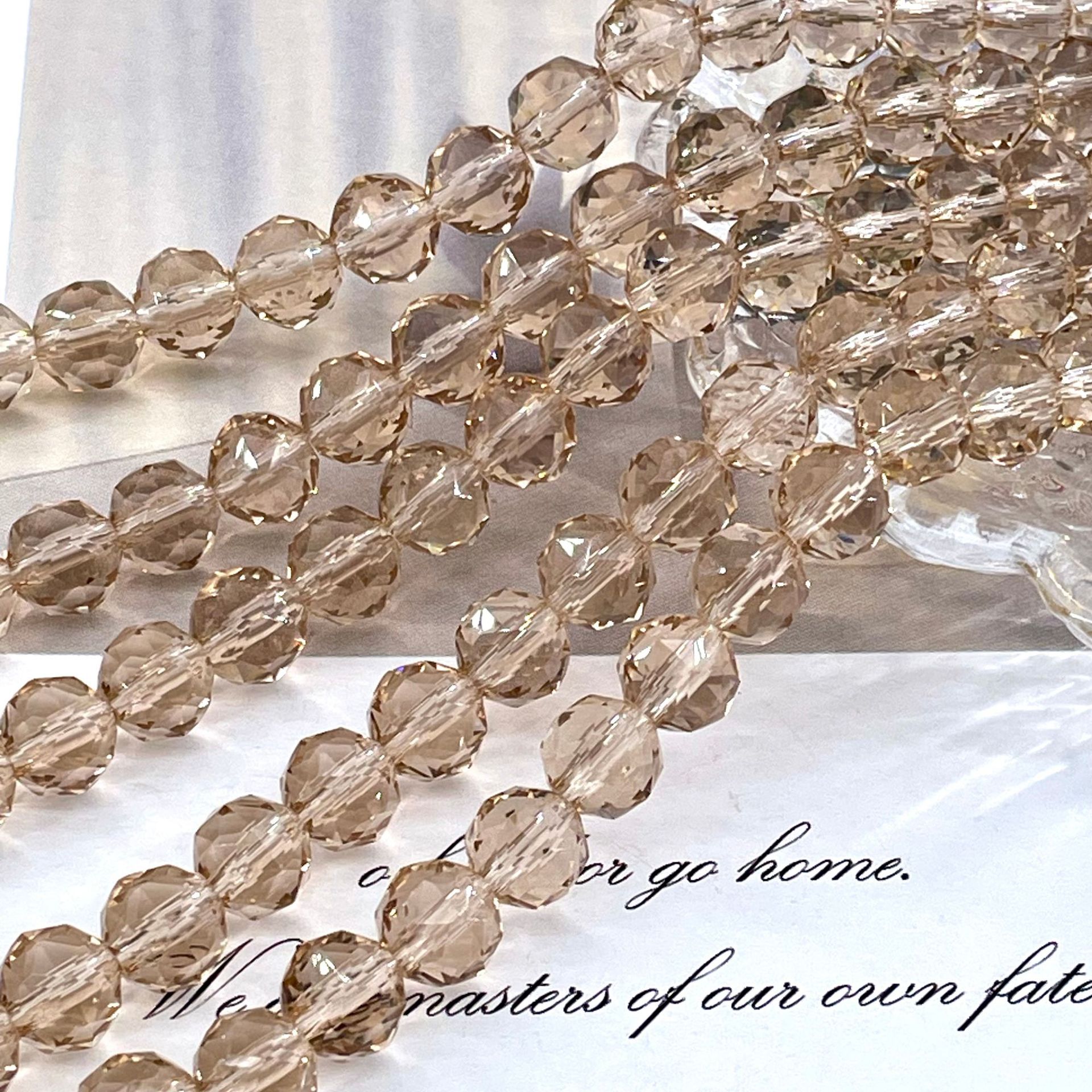 Bola de flores de 8mm Jingjing K9 cuentas sueltas de cristal 64 superficies cortadas con cuentas Accesorios de joyería hechos a mano de bricolaje Pulsera Collar lote suelto image 32