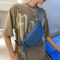 Japanese chest bag for women 2023 summer new style casual simple crossbody bag sports couple small bag versatile Hong Kong style waist bag for men