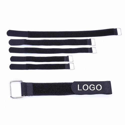 Zipper fastener strap with buckle, strap, hook and loop fastener, colorful nylon strap, writable, logo printing factory