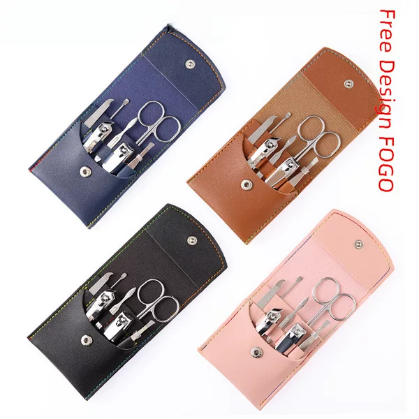 Nail Scissors Set, Manicure, Beauty and Manicure Tools Set, Nail Clippers, 7-Piece Set, Foldable Bag, Customizable Logo