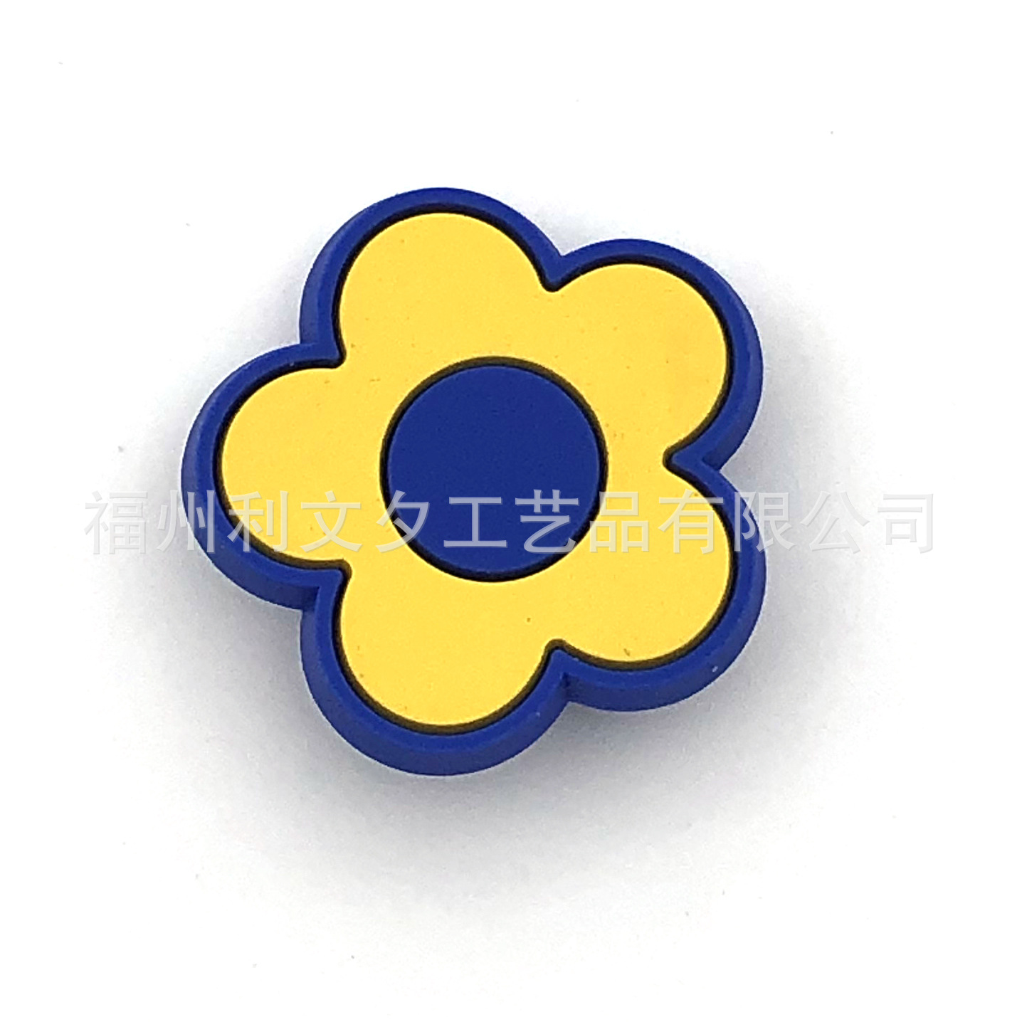 Factory Direct Selling Hole Shoes Accessory Klein Blue Cute Cartoon Bear Set Shoe Clips Shoe Flowers DIY Accessory
