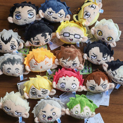 日本のバレーボール少年周辺グッズ だんご頭ぬいぐるみペンダント人形 アニメ 日向翔陽 キーホルダー飾り
