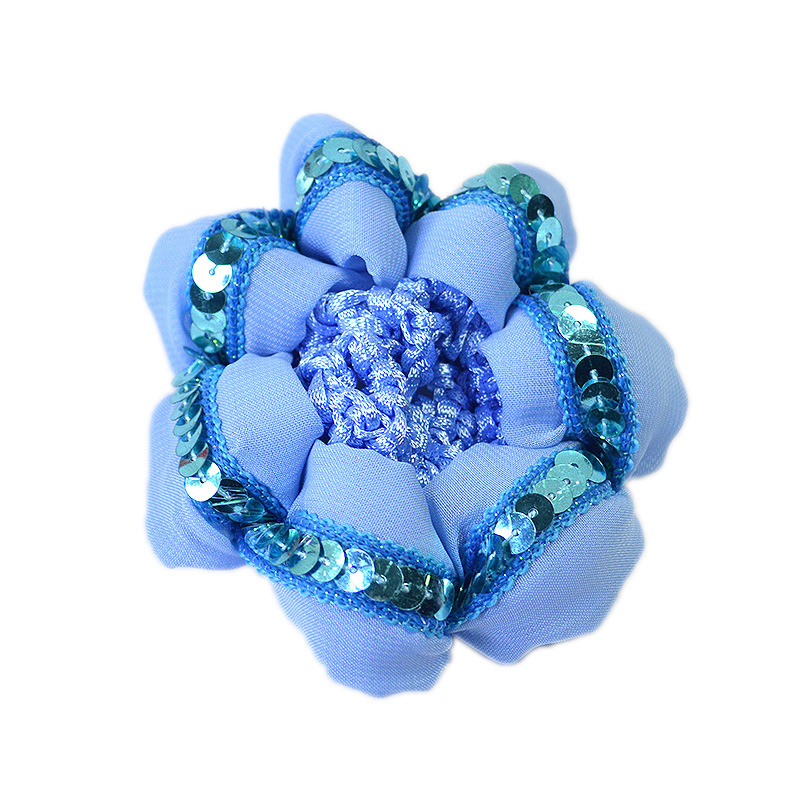 Ladies profesional lentejuelas flores hechas a mano red de cabello bailarina de ballet cabeza de pelo bolas de cabeza cabeza de red niños tocado