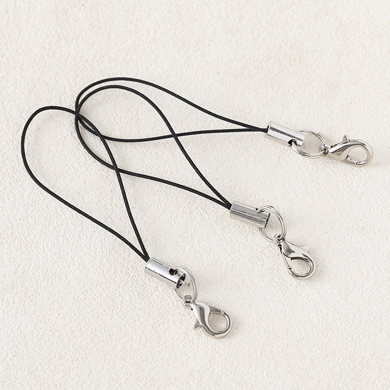 DIY Jewelry Accessories Lobster Clasp Mobile Phone Rope Colorful Lanyard Handmade Pendant Rope Mobile Phone Chain Pendant Rope Hand Rope