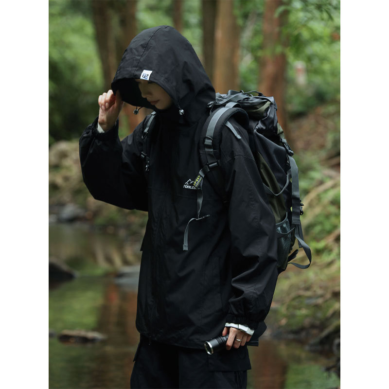Men's and women's jackets 2023 overalls, jackets, hooded trendy brand, versatile youth outdoor leisure_voghion.com