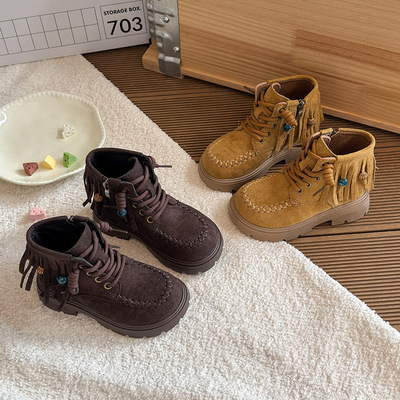 Martens, модный демисезонный наряд маленькой принцессы, короткие сапоги, подходит для подростков
