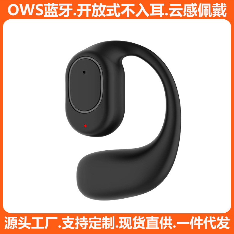 True Wireless Single Ear Bluetooth Headset OWS Super Long Standby Not In-Ear Ear Hanging Touch Call Business Headset