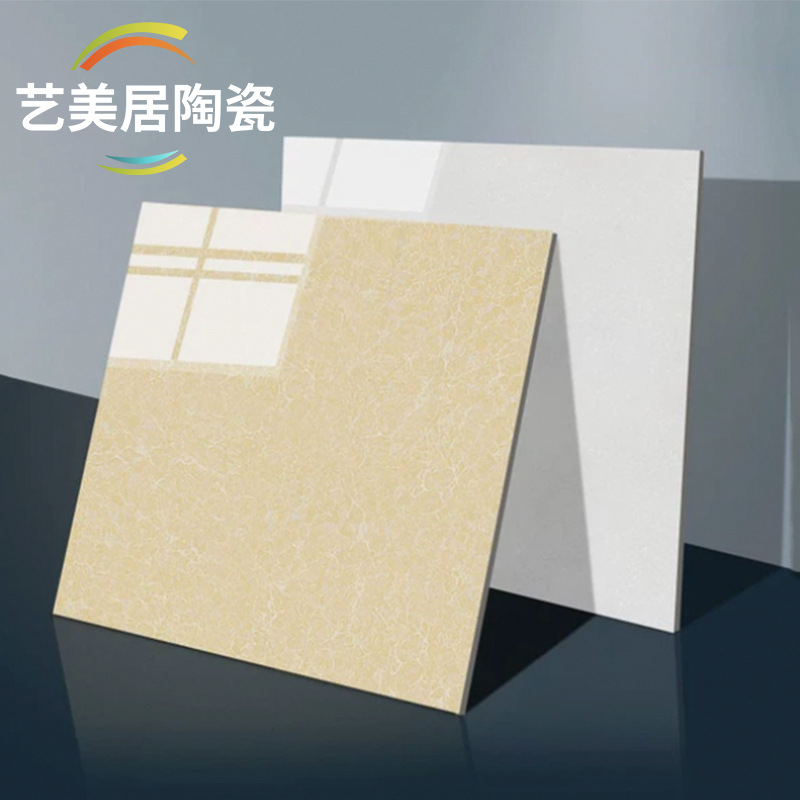 广东瓷砖600x600亮光砖全抛釉地砖防滑耐脏浴室客厅大理石瓷砖